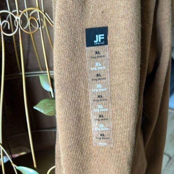 J Ferrar camel brown Men's cardigan SIZE XL - Picture 5 of 7